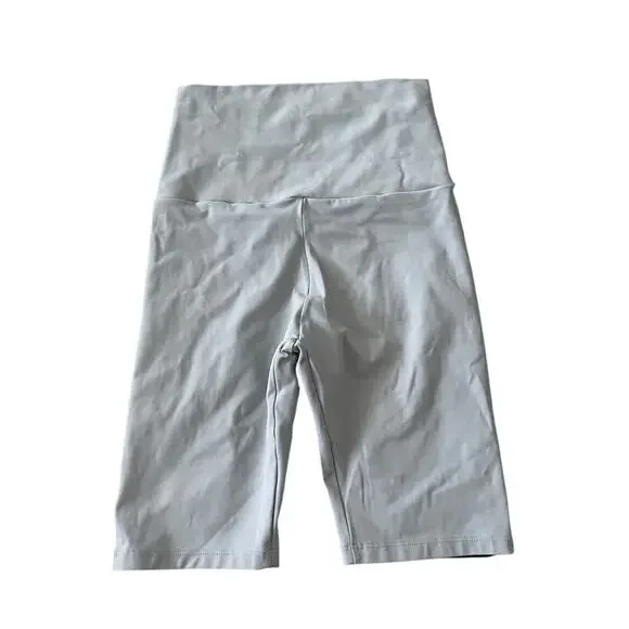 Port de Bra  Black and Gray High-Waisted Bike Shorts - Picture 5 of 6